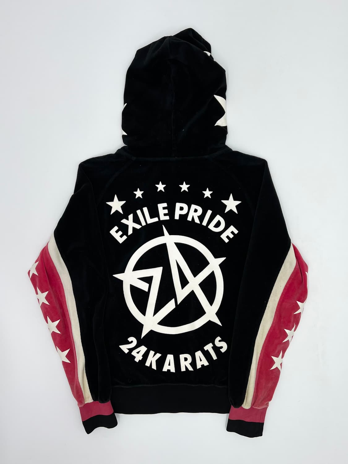 24KORTAS y2K 벨벳 후드집업 상품이미지3