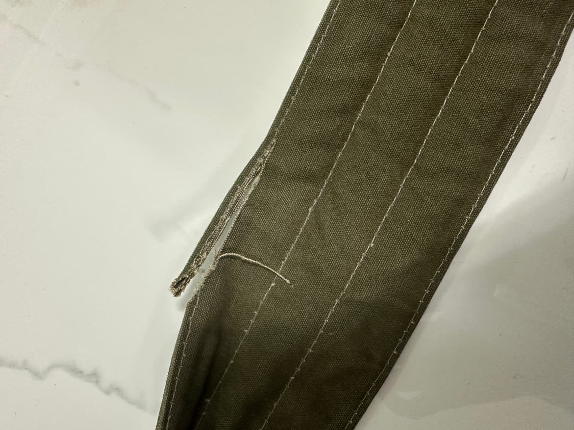 이레귤러 카키색 빈티지 크로스백 상품이미지5