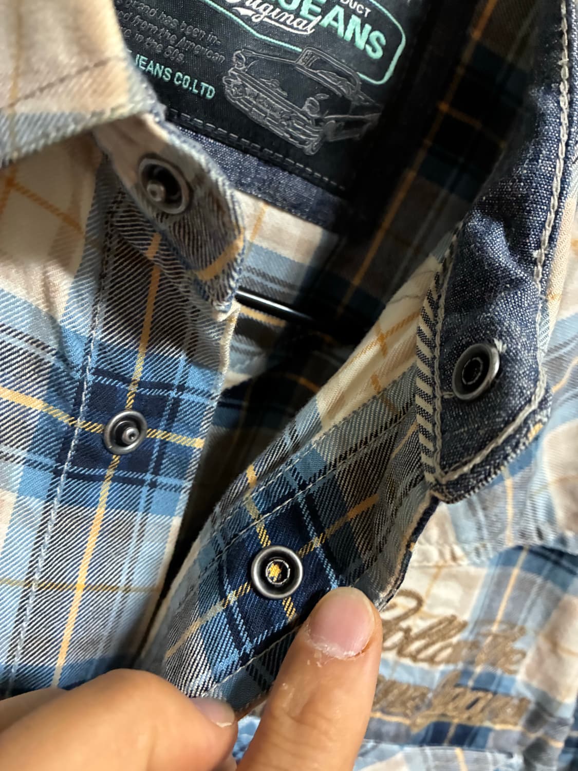 [새상품] 쉐인진스 체크 웨스턴 셔츠 L/100 상품이미지4