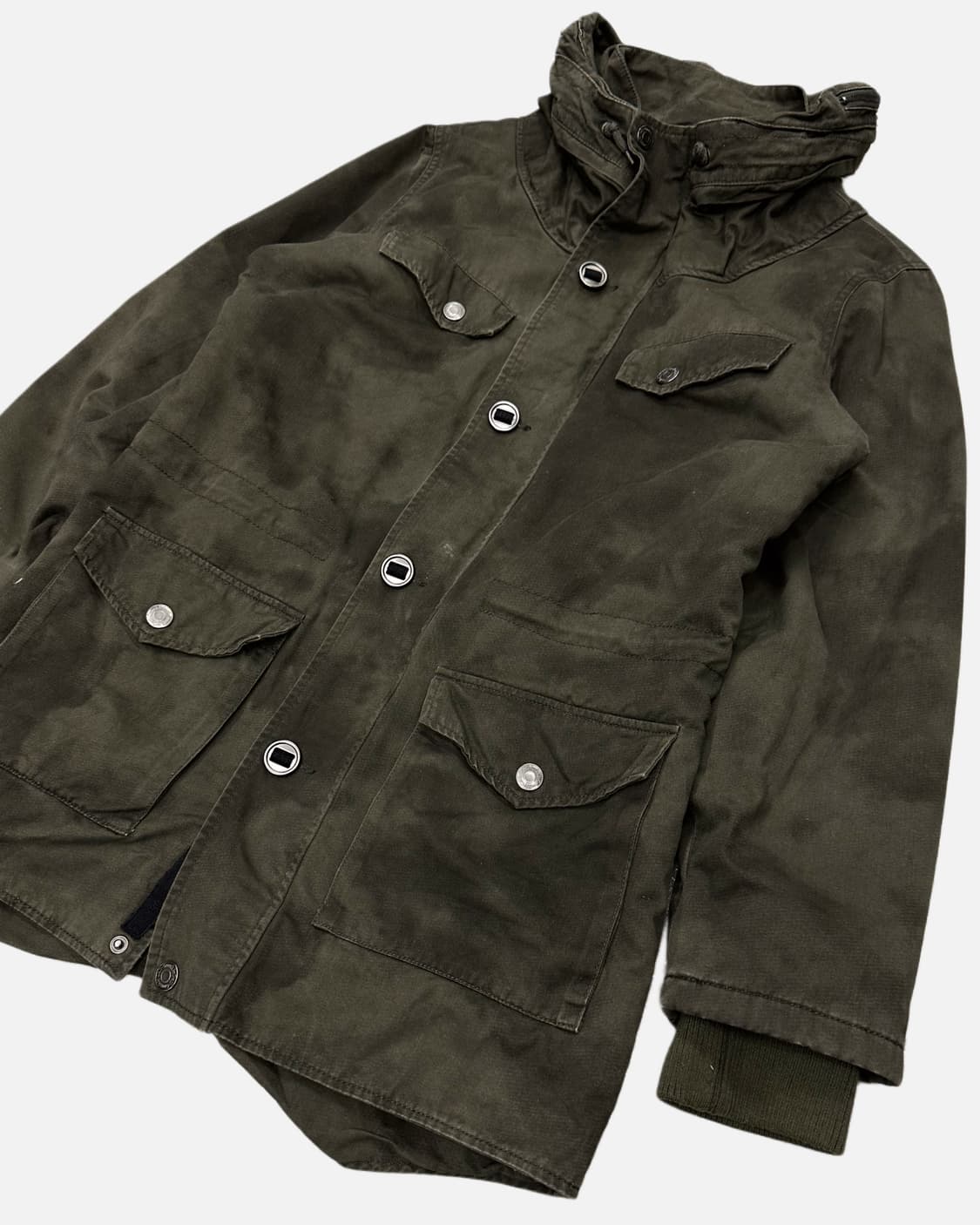 grunge khaki field jacket 상품이미지4