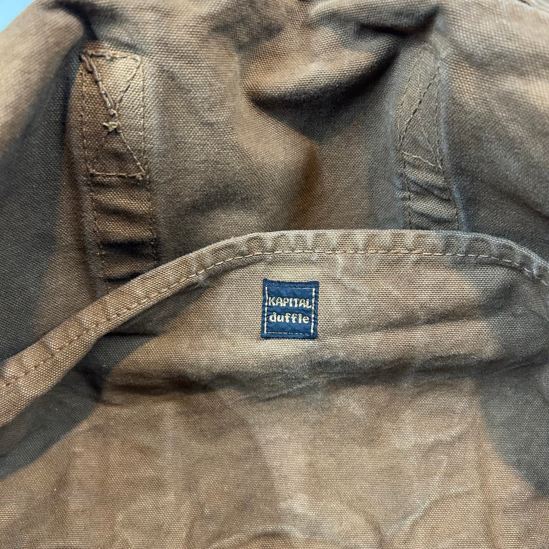 Kapital 캐피탈 더플 헤비 캔버스 토트백 숄더백 상품이미지6