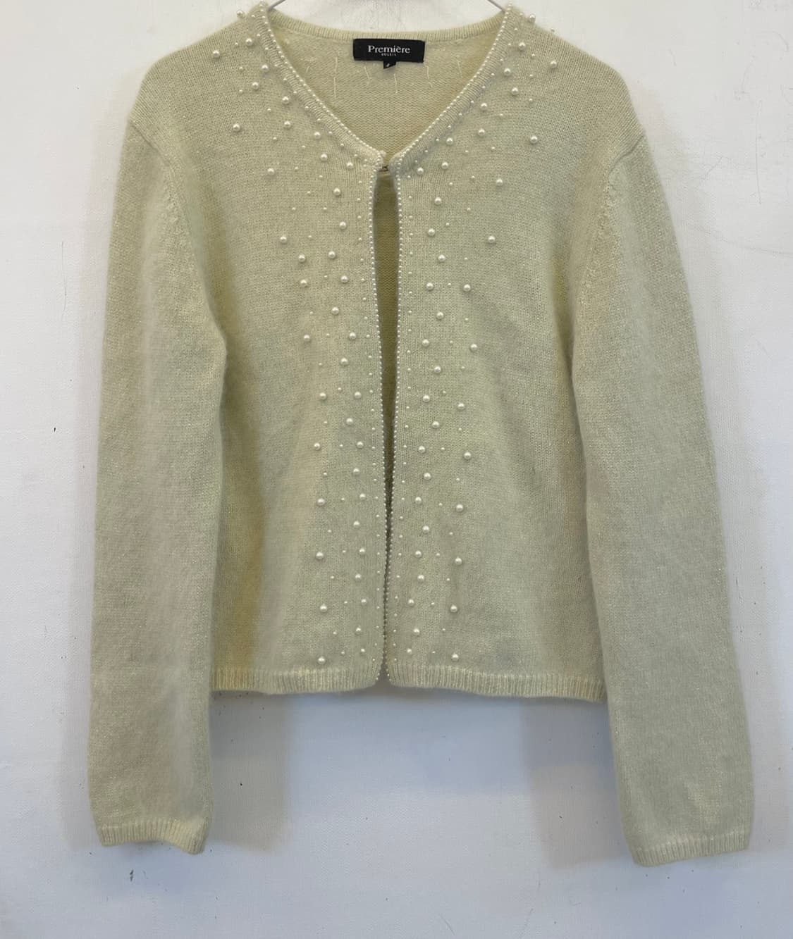 수입 프리미어 앙고라 진주 니트가디건:) 상품이미지1