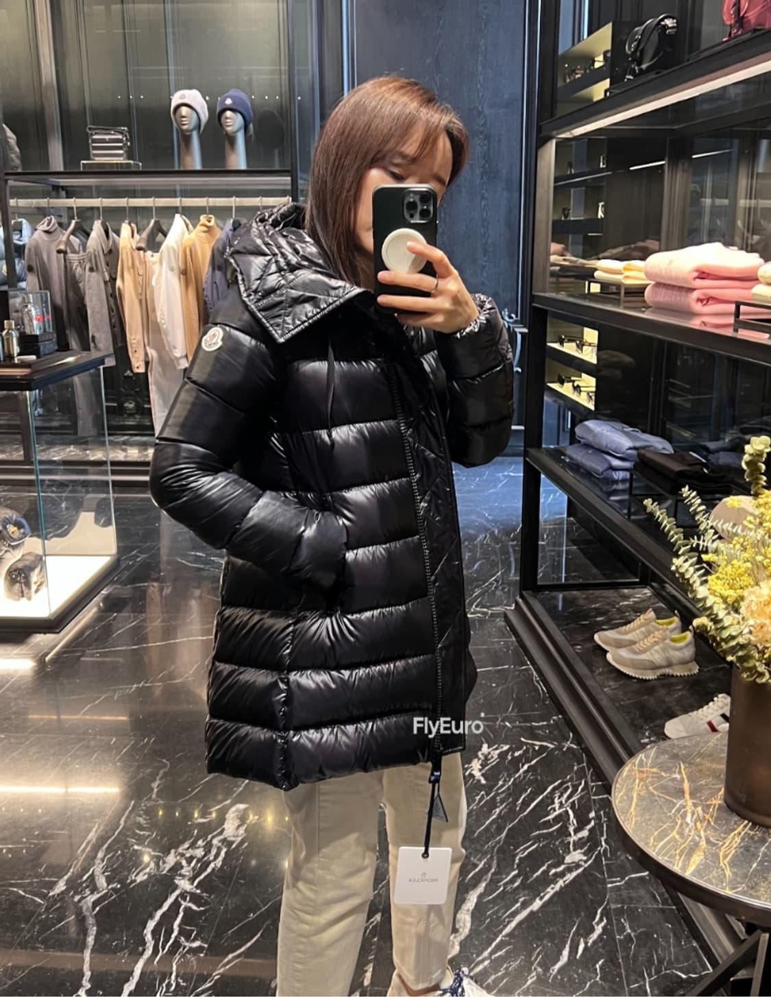 몽클레어 블랙 패딩 suyen xs  상품이미지4