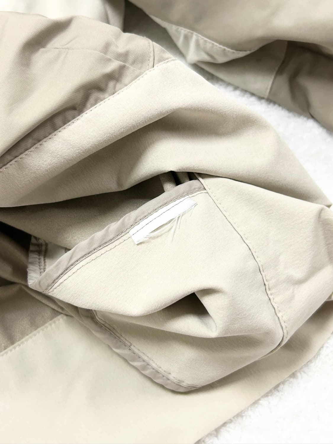 나이키 스우시 베이지 사선 바람막이 상품이미지8