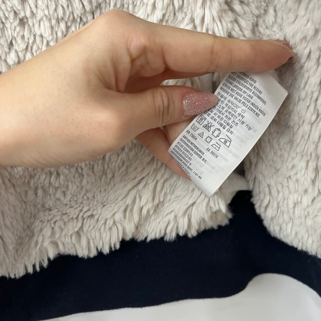 아베크롬비 울프죠 사슴로고 딱붙핏 양털안감 버튼업 후드집업 상품이미지7