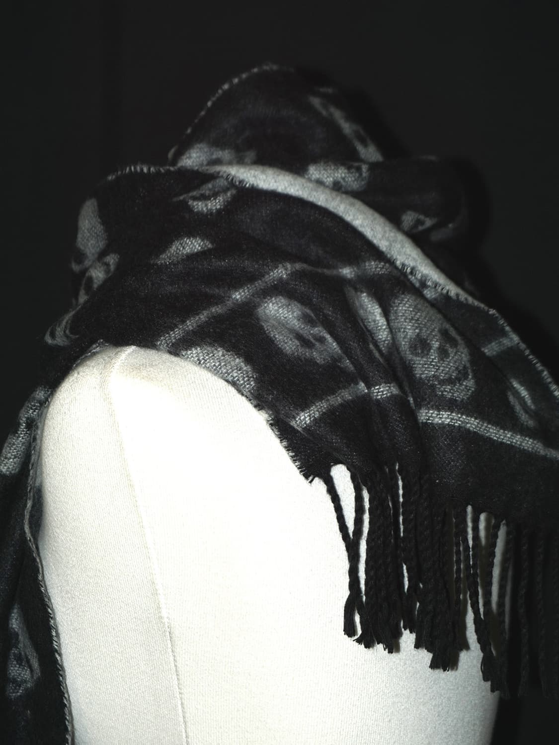 punk skull dot muffler  상품이미지6