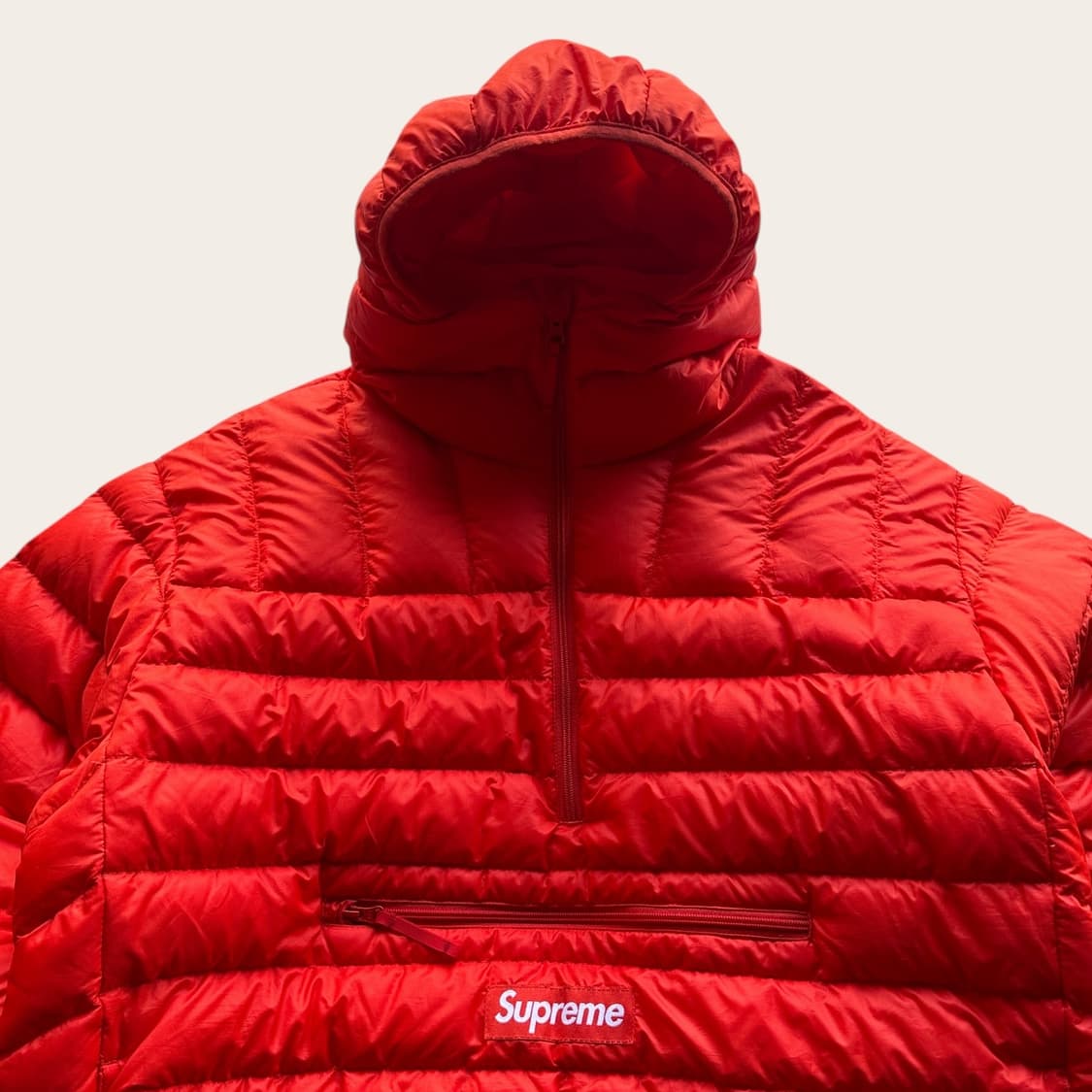 슈프림 마이크로 다운 풀오버 다크오렌지 24fw 상품이미지2