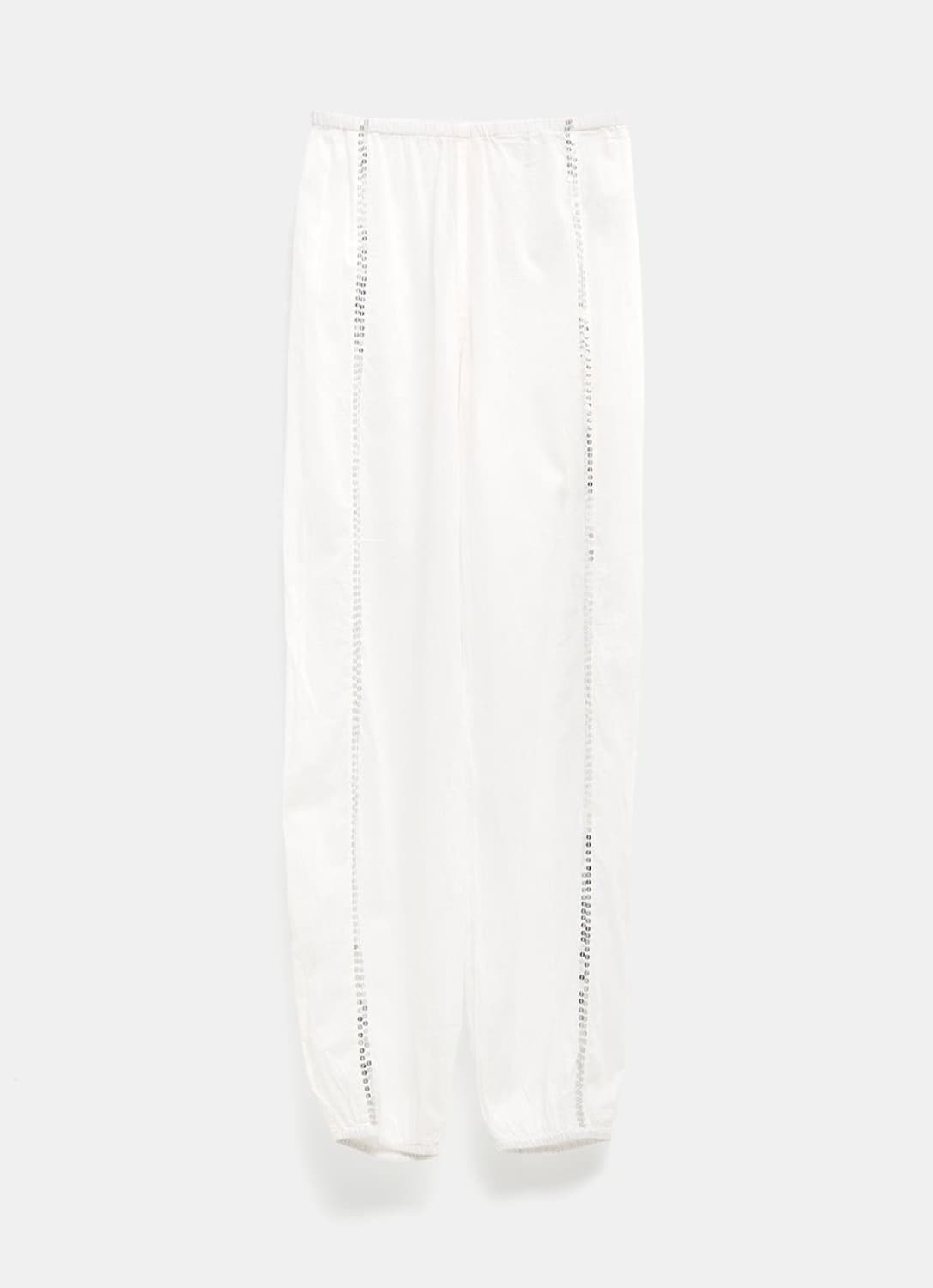 [S]기마구아스 Angel 스팽글 팬츠/화이트 상품이미지4