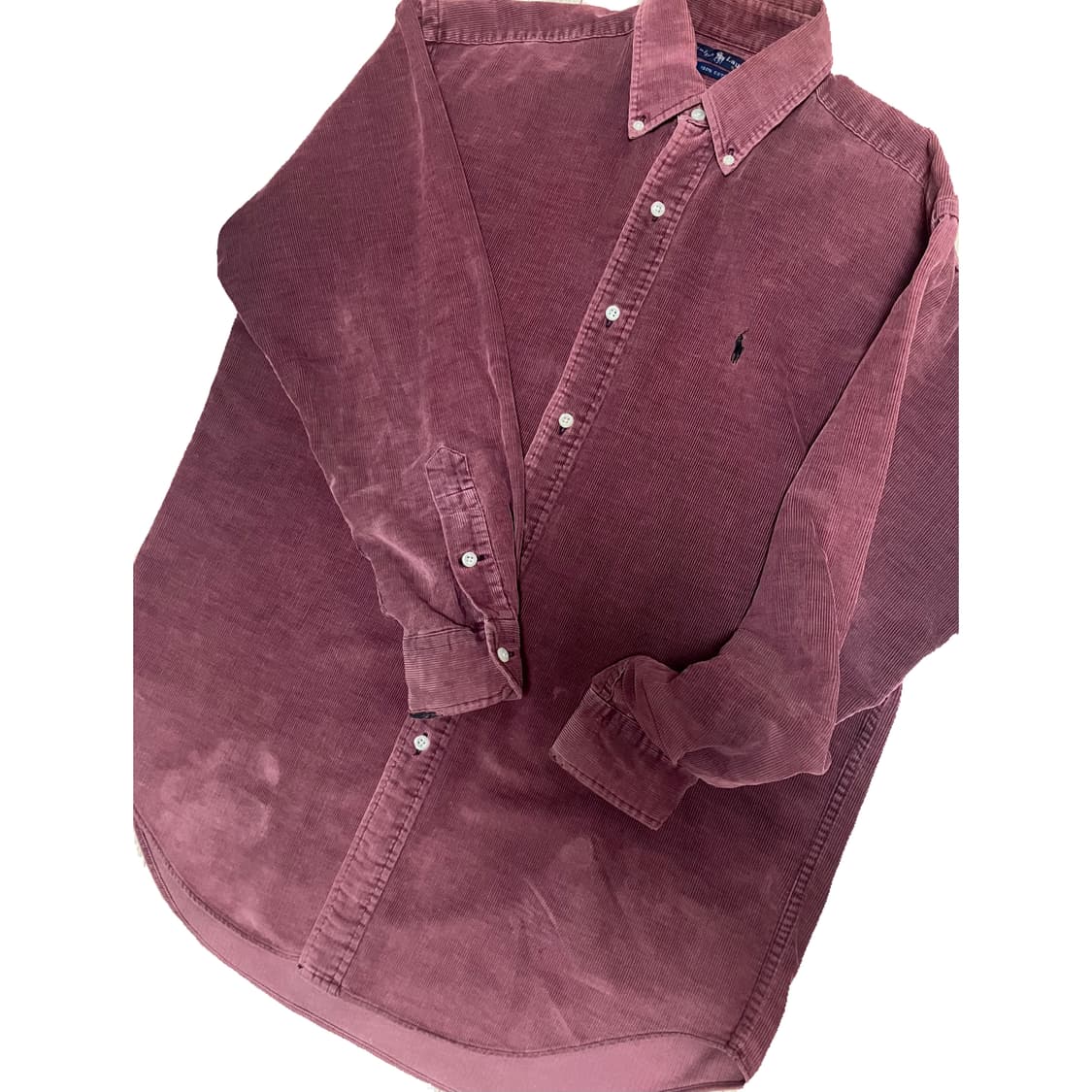 폴로 코듀로이 셔츠 버건디 s 상품이미지1