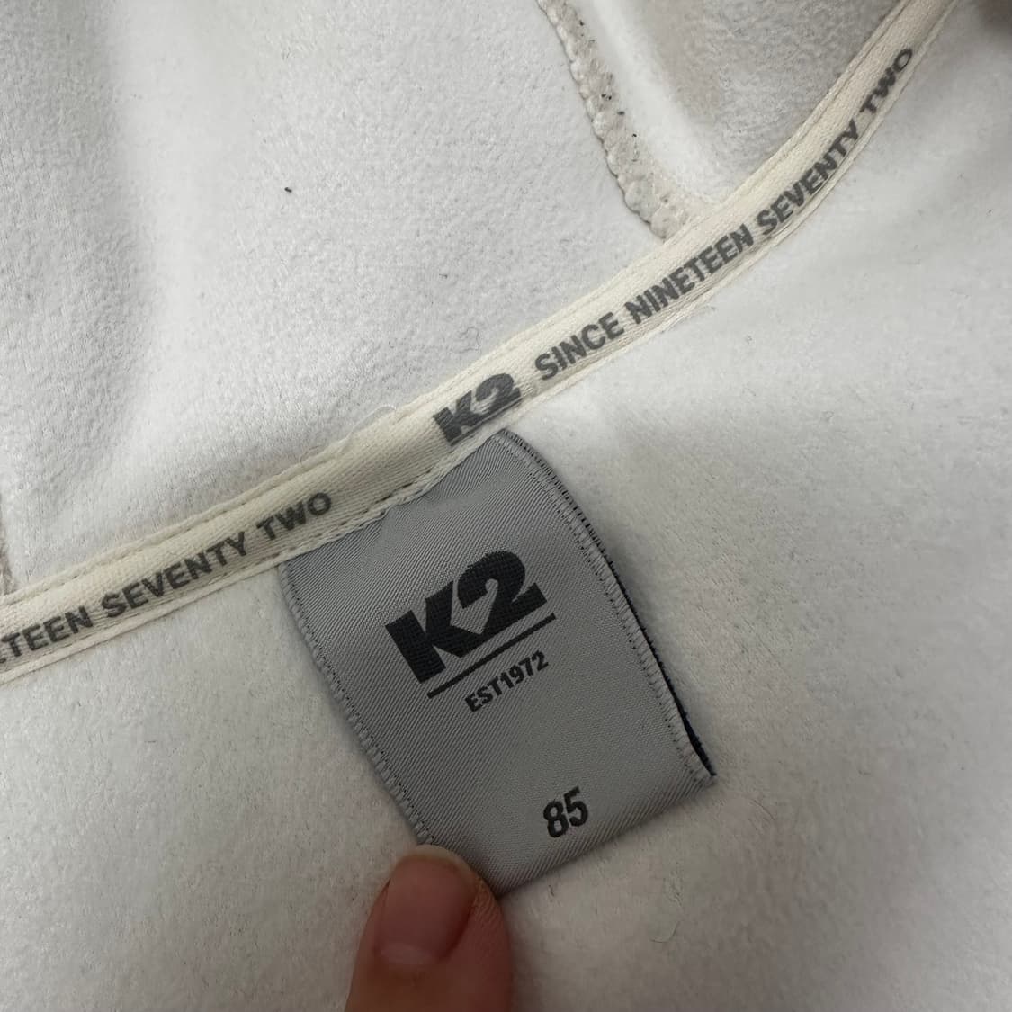 K2 케이투 뽀글이 털 후리스 집업 자켓 85사이즈 상품이미지4