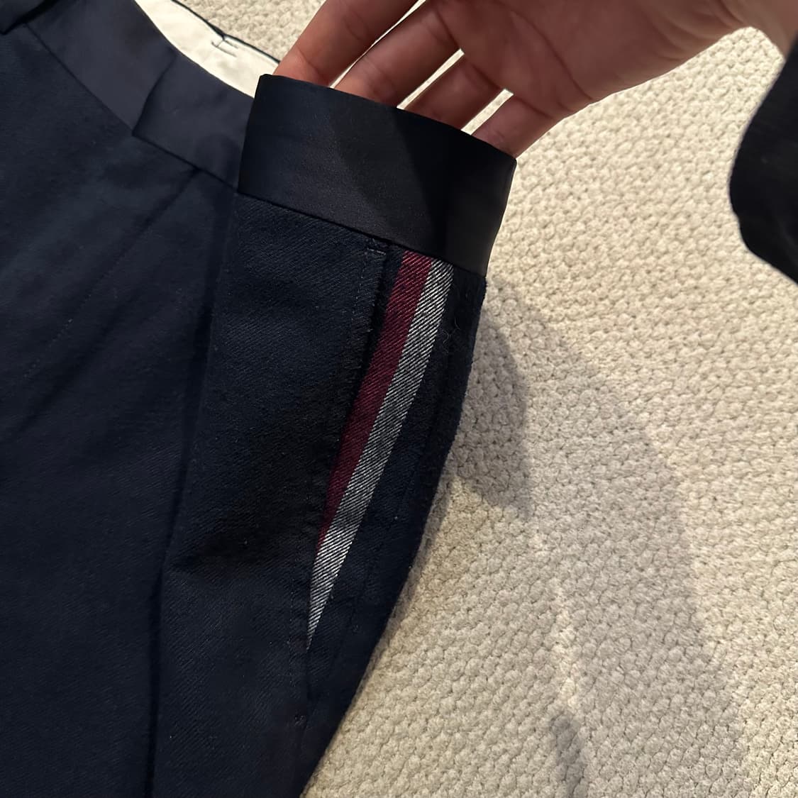 요지야마모토 Y’s 사이드라인 슬랙스 상품이미지5