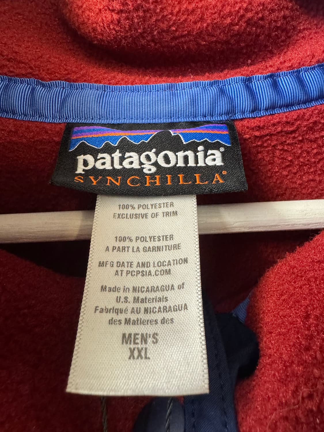 파타고니아 신칠라 레드  xxl 상품이미지3