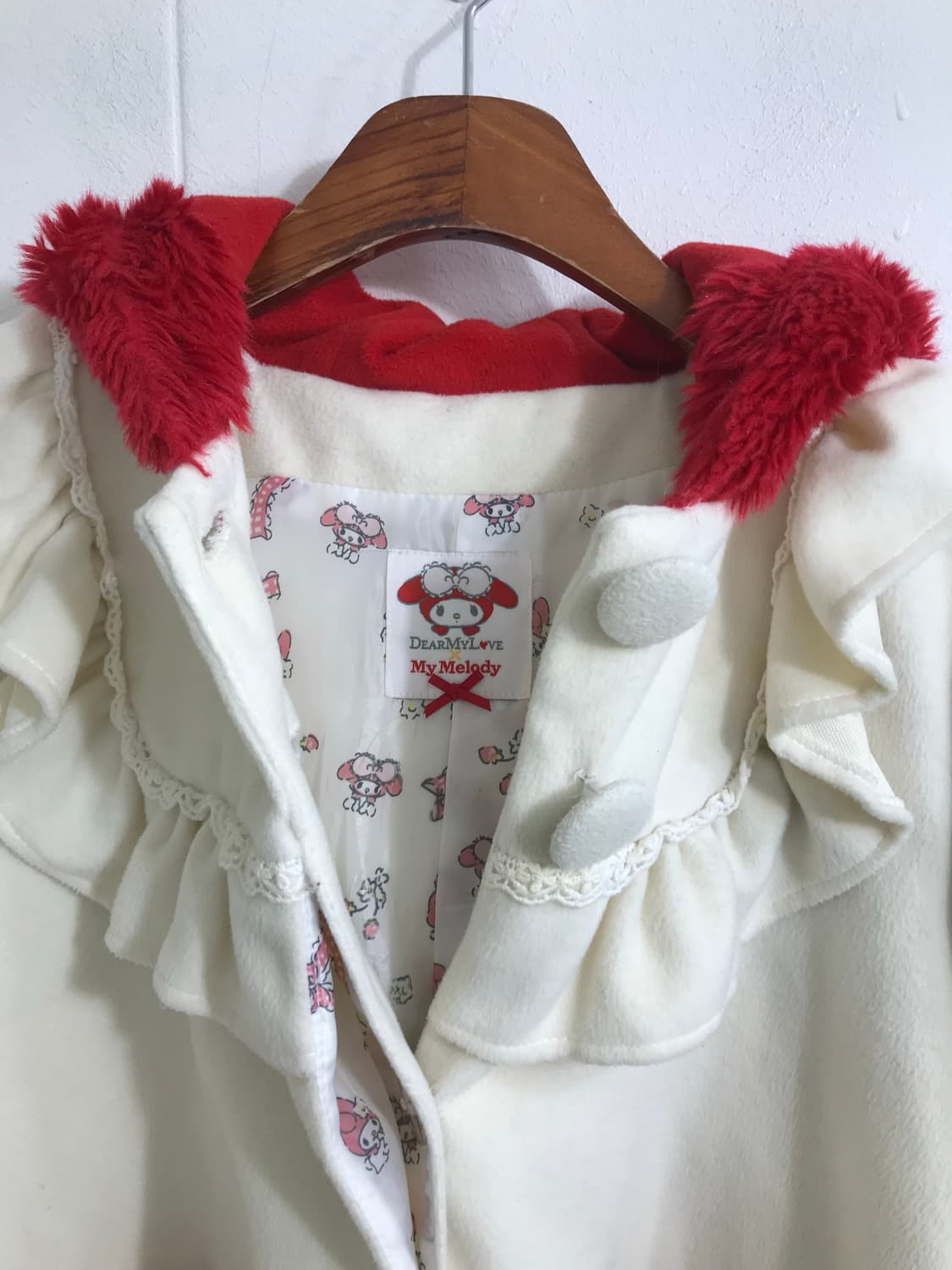 디어마이러브 산리오 마이멜로디 판쵸 코트 상품이미지3