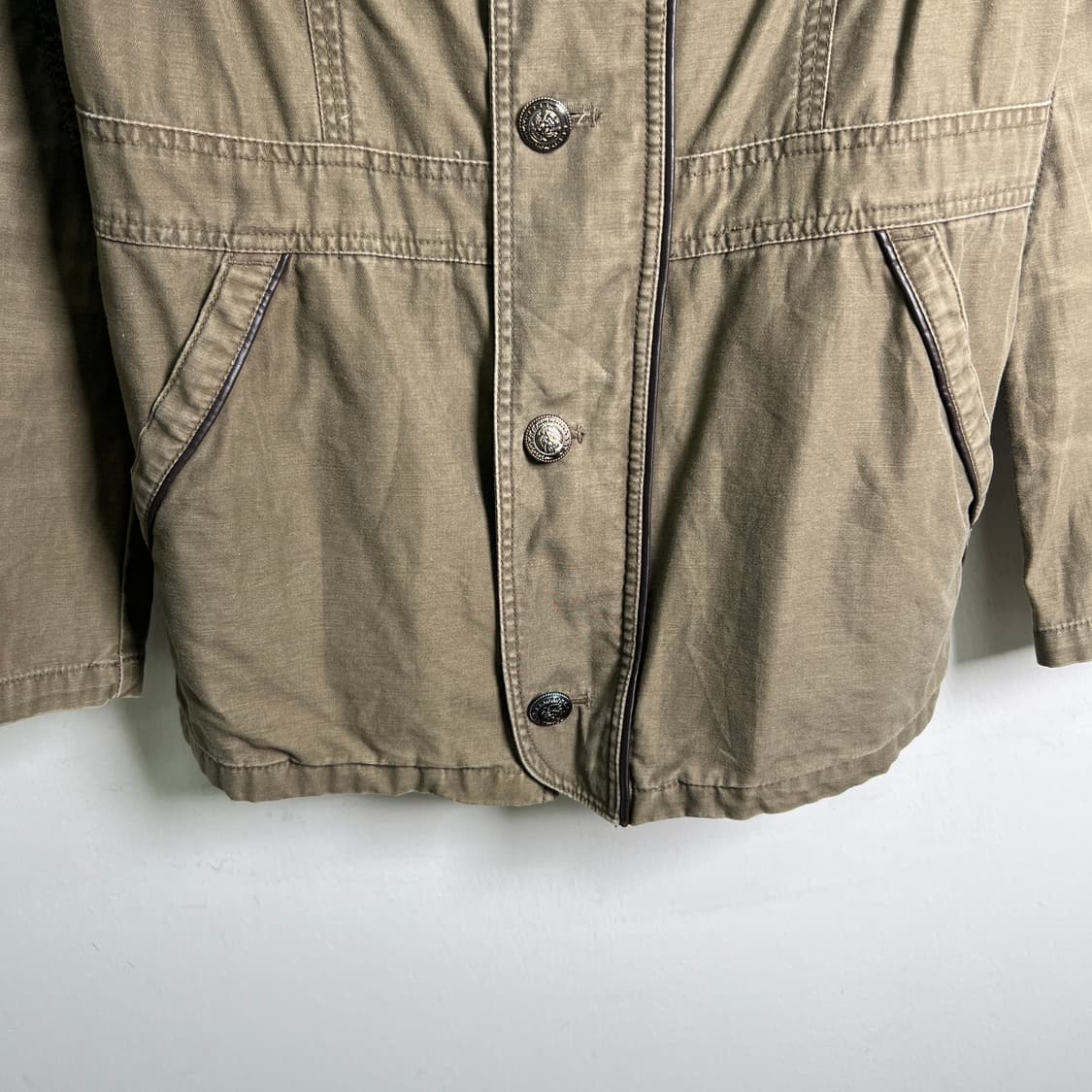 Power to the people 카키 카고 야상 자켓 M 상품이미지5