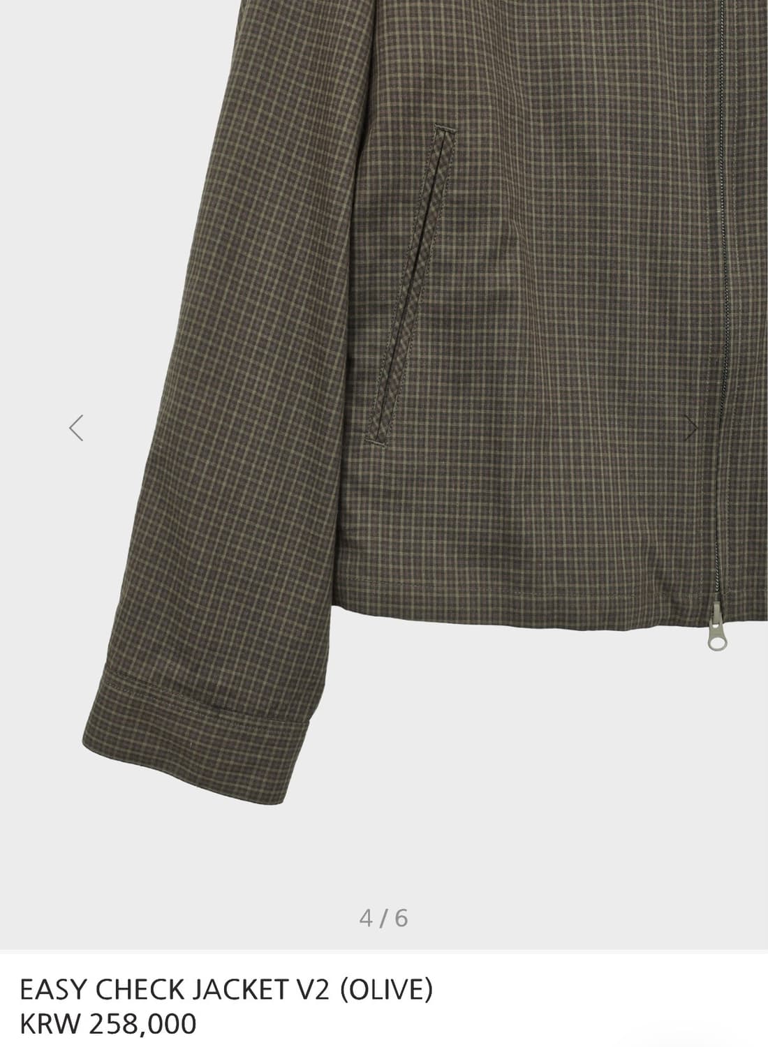 [2] 999휴머니티 이지 체크 자켓 easy check jacket  상품이미지4