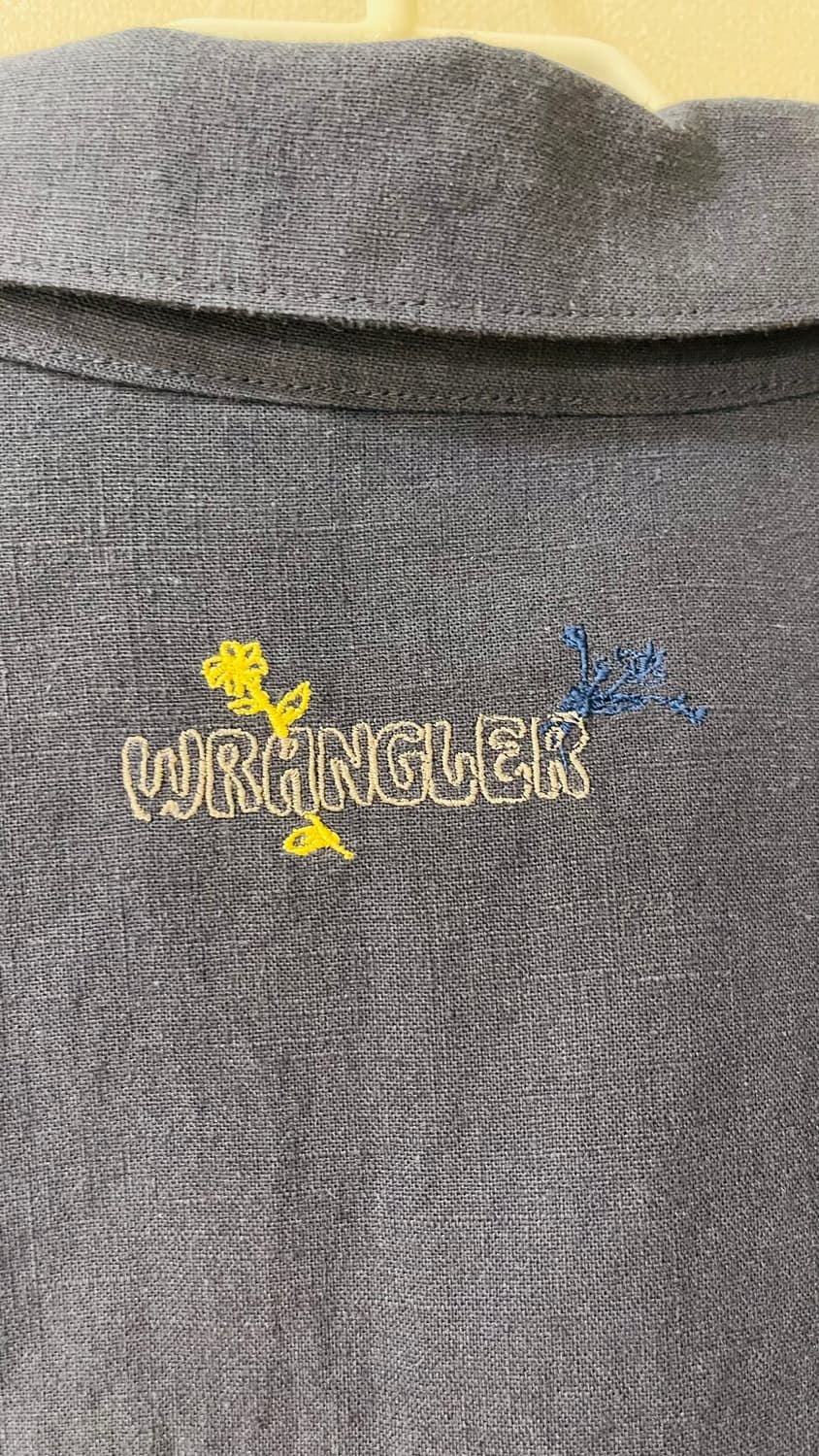 새상품) 랭글러 고퀄 손자수 린넨 셔츠 L, XL  정가 129,000원 상품이미지8