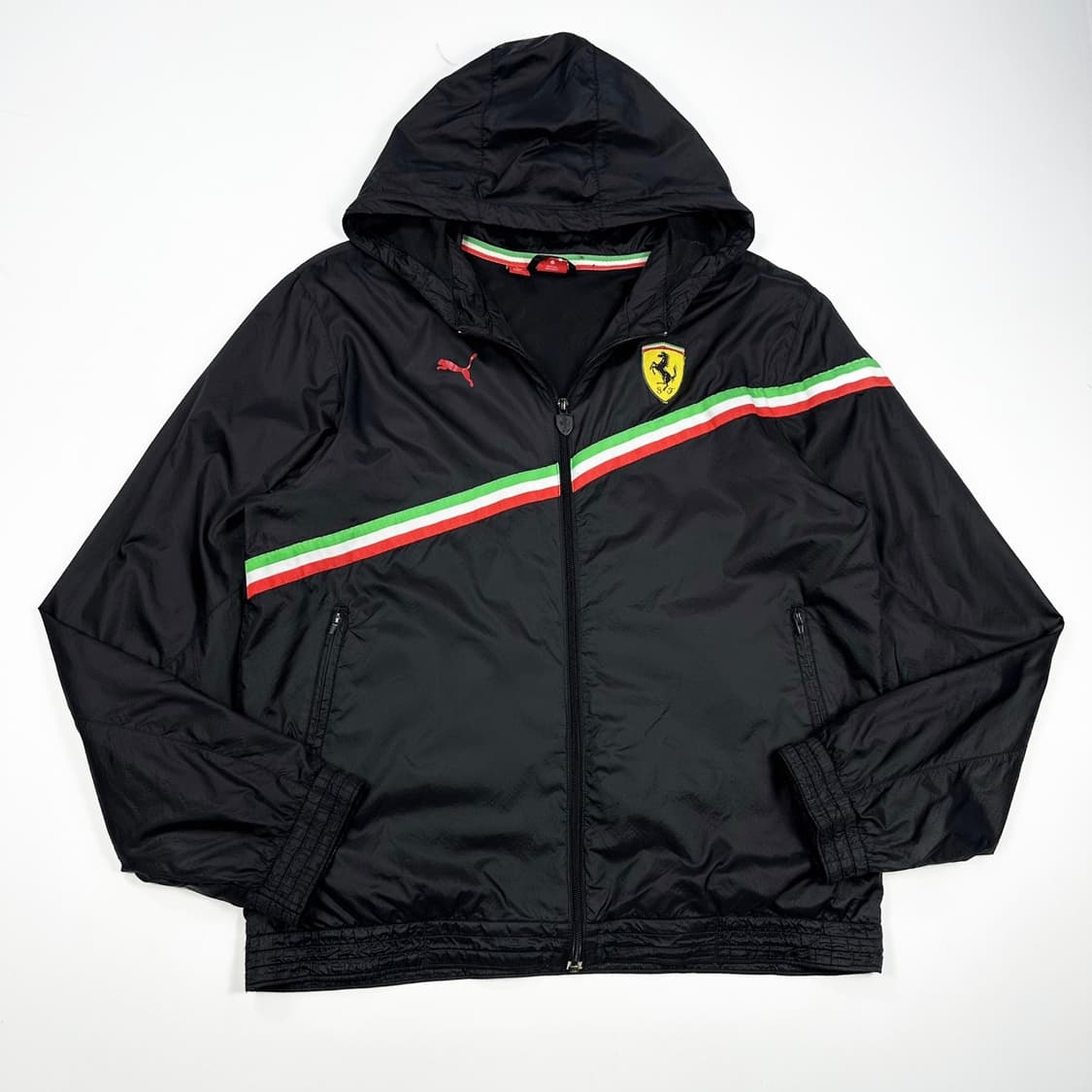 푸마 페라리 F1 레이싱 블랙 바람막이 자켓 (L) 상품이미지2