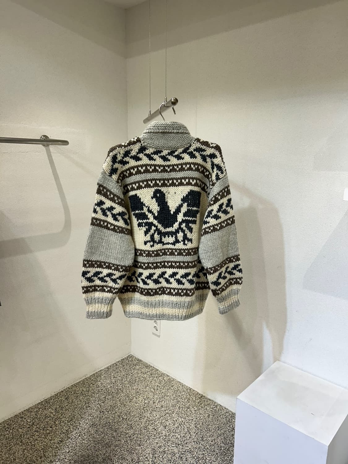 썬더버드 코위찬 니트 집업 상품이미지2