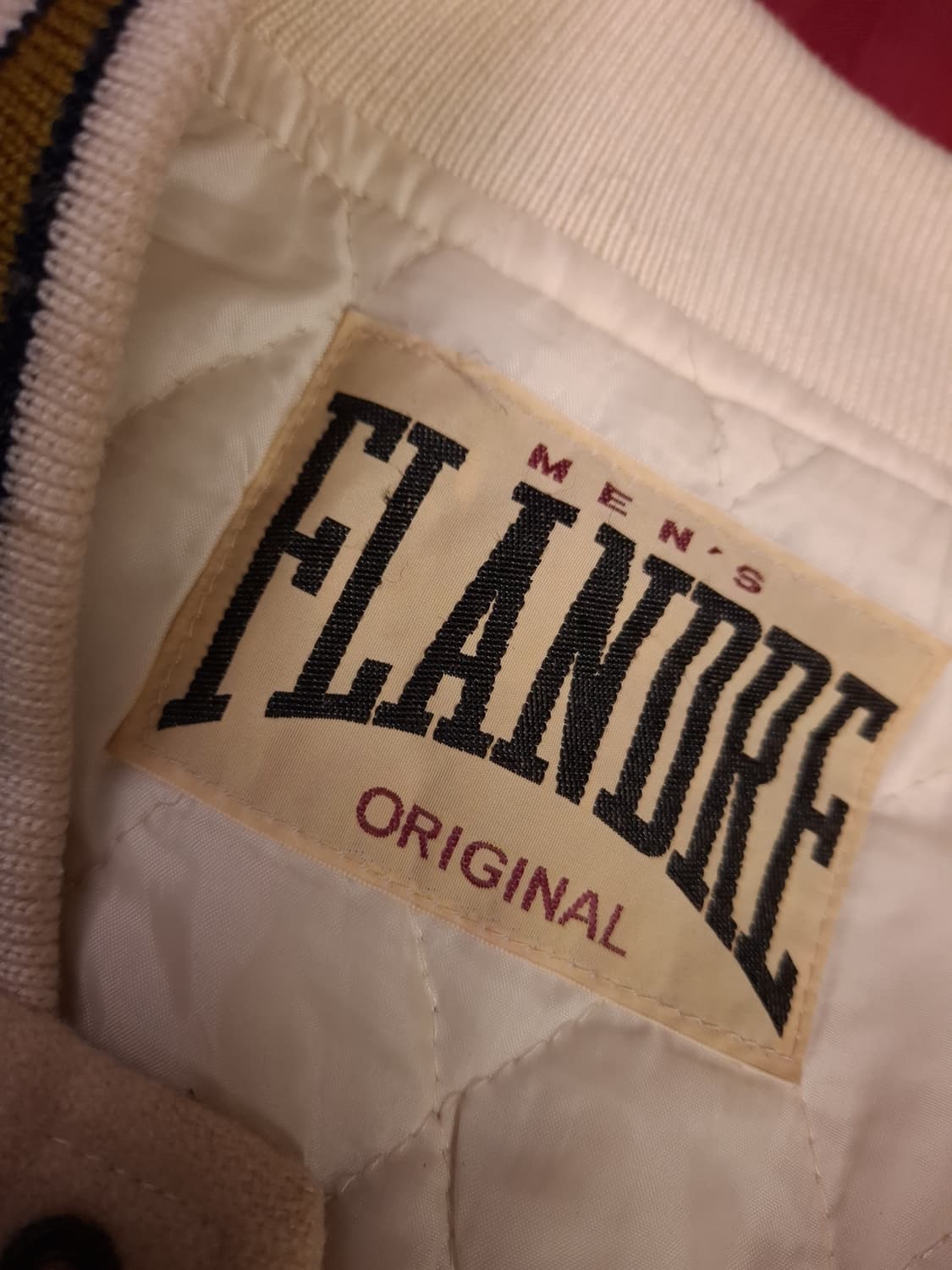 90's 일본판 FLANDRE 빈티지 울 바시티 자켓 상품이미지7