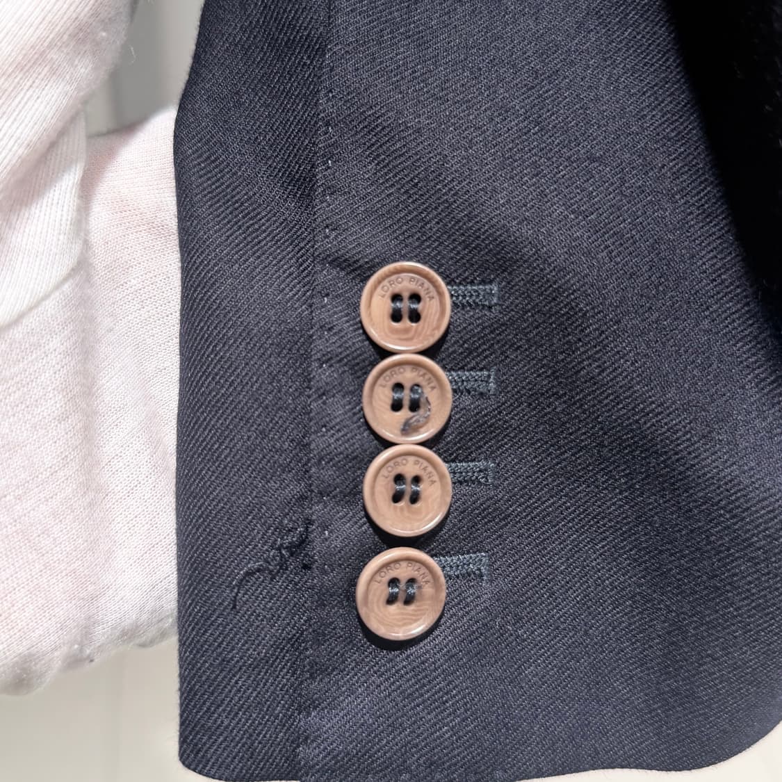 52 / 로로피아나 보야주 캐시미어 네이비 블레이저 상품이미지4