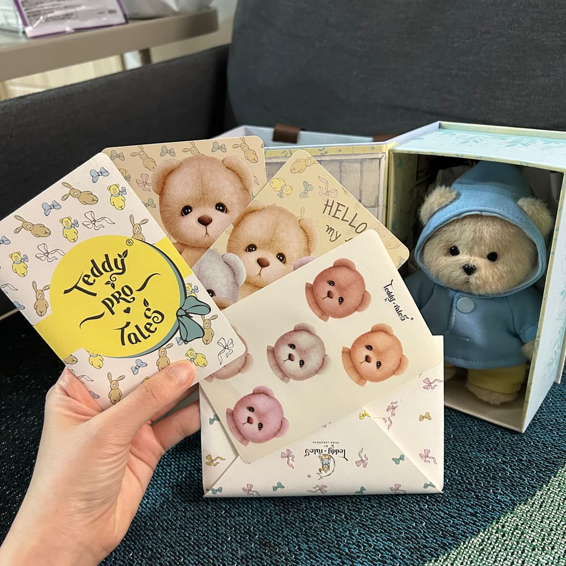 테디테일즈 레나베어 키링 밀크티 색상 상품이미지3