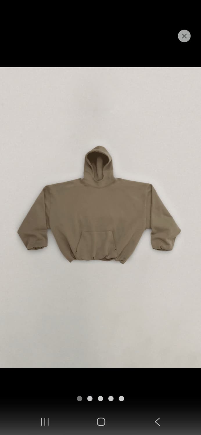 LAA 이지 더블 레이어 후드 베이지 S 판매합니다. 상품이미지1