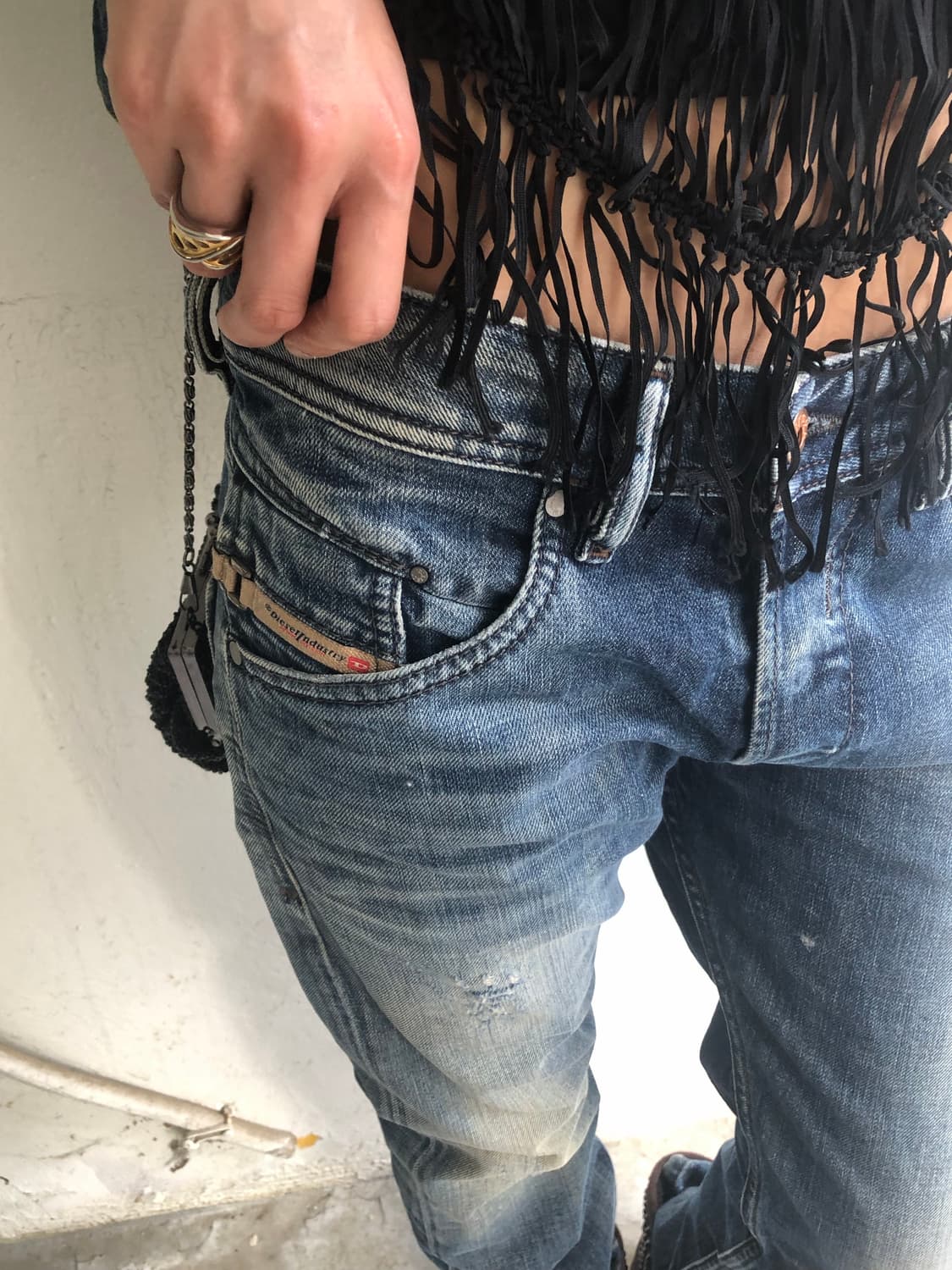 diesel washed denim pants  상품이미지5