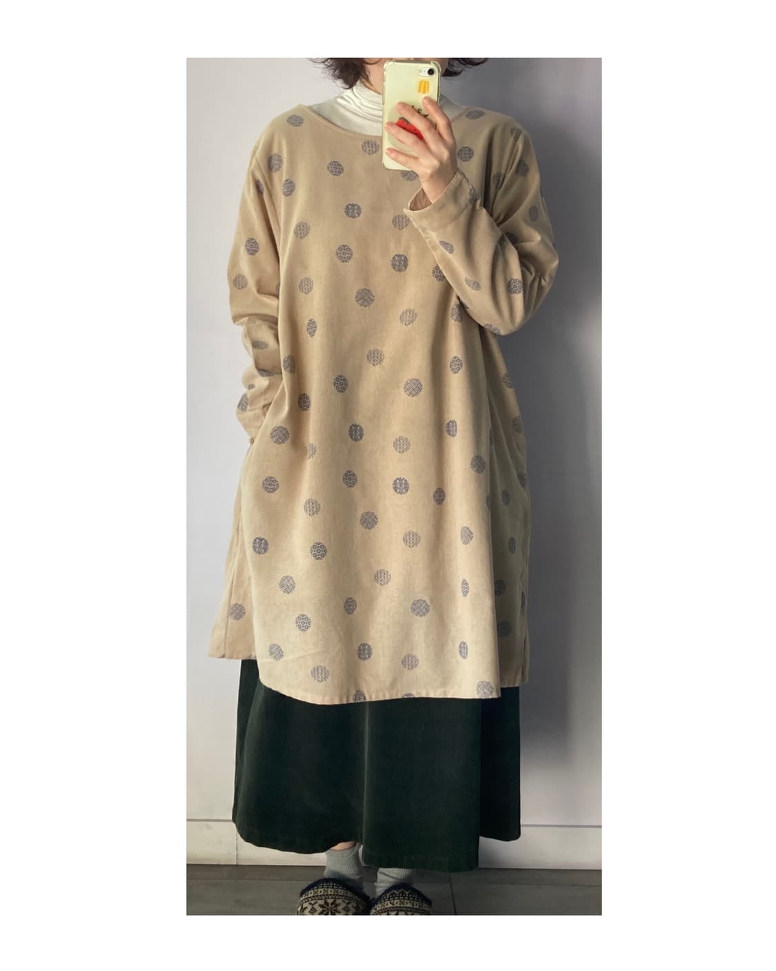 일본빈티지) 오리엔탈 도트 원피스 상품이미지2