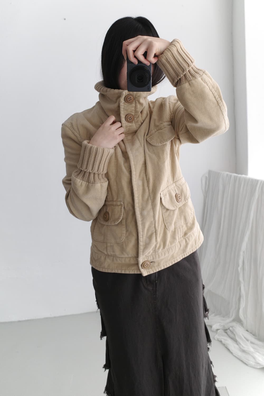 button high neck jacket 상품이미지4