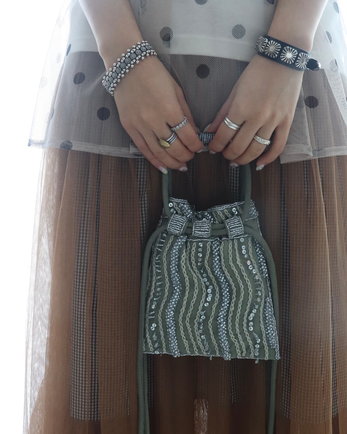 [Bigotre] Airy Beaded Bag 상품이미지1