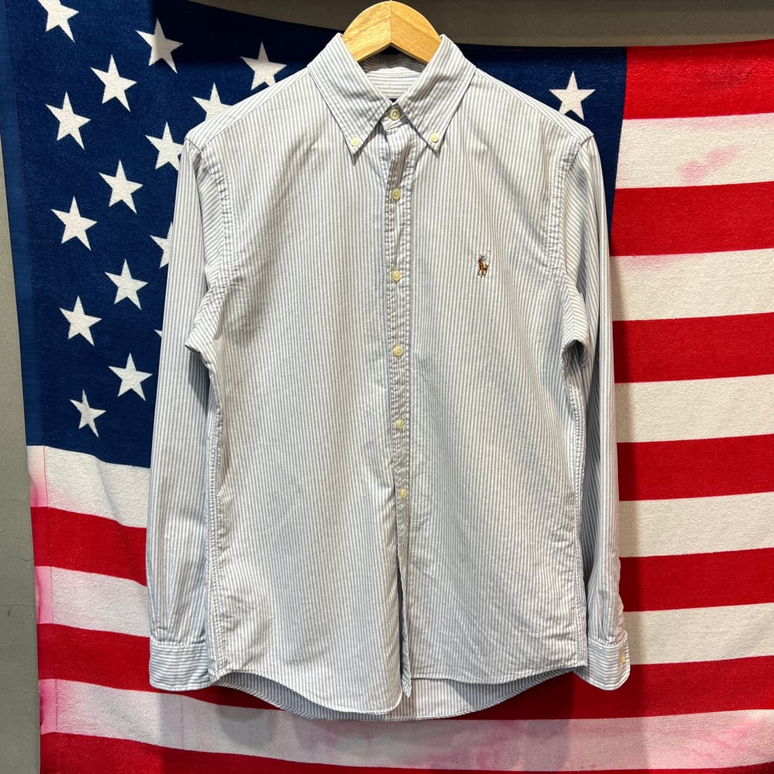 폴로 랄프로렌 스트라이프 코튼 셔츠 상품이미지1