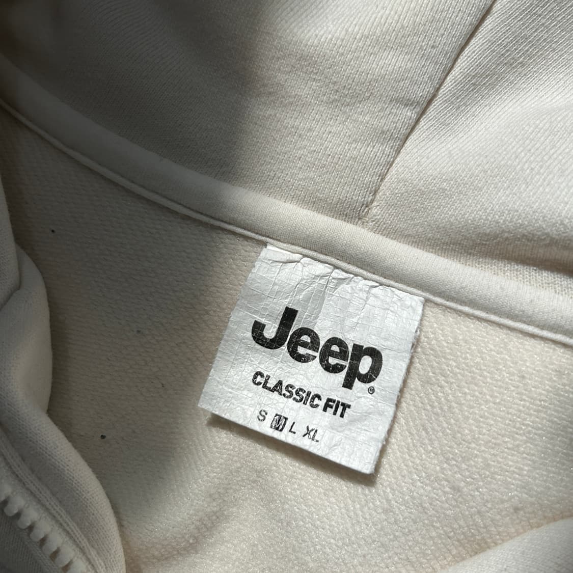 Jeep 폴라베어 아이보리 후드집업 상품이미지8