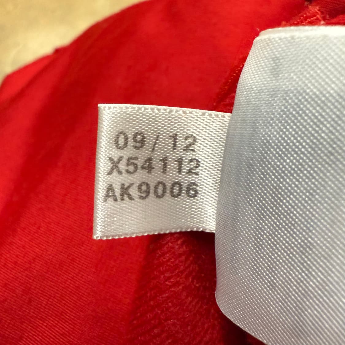 [정품/L] 아디다스 삼선 트랙탑 레드 져지 b17 상품이미지6