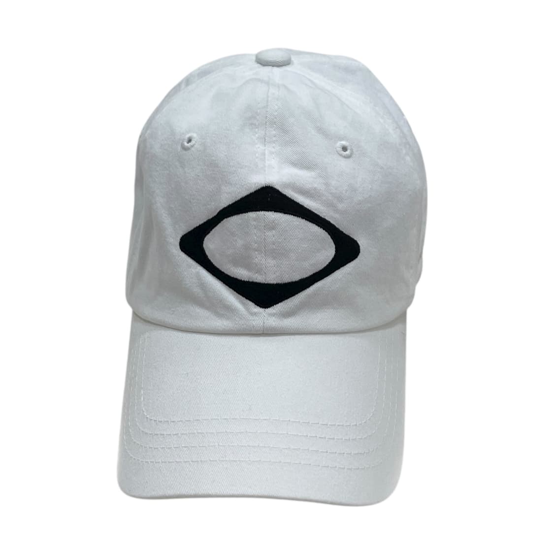 미스치프 롬버스 볼캡 모자 화이트 상품이미지1