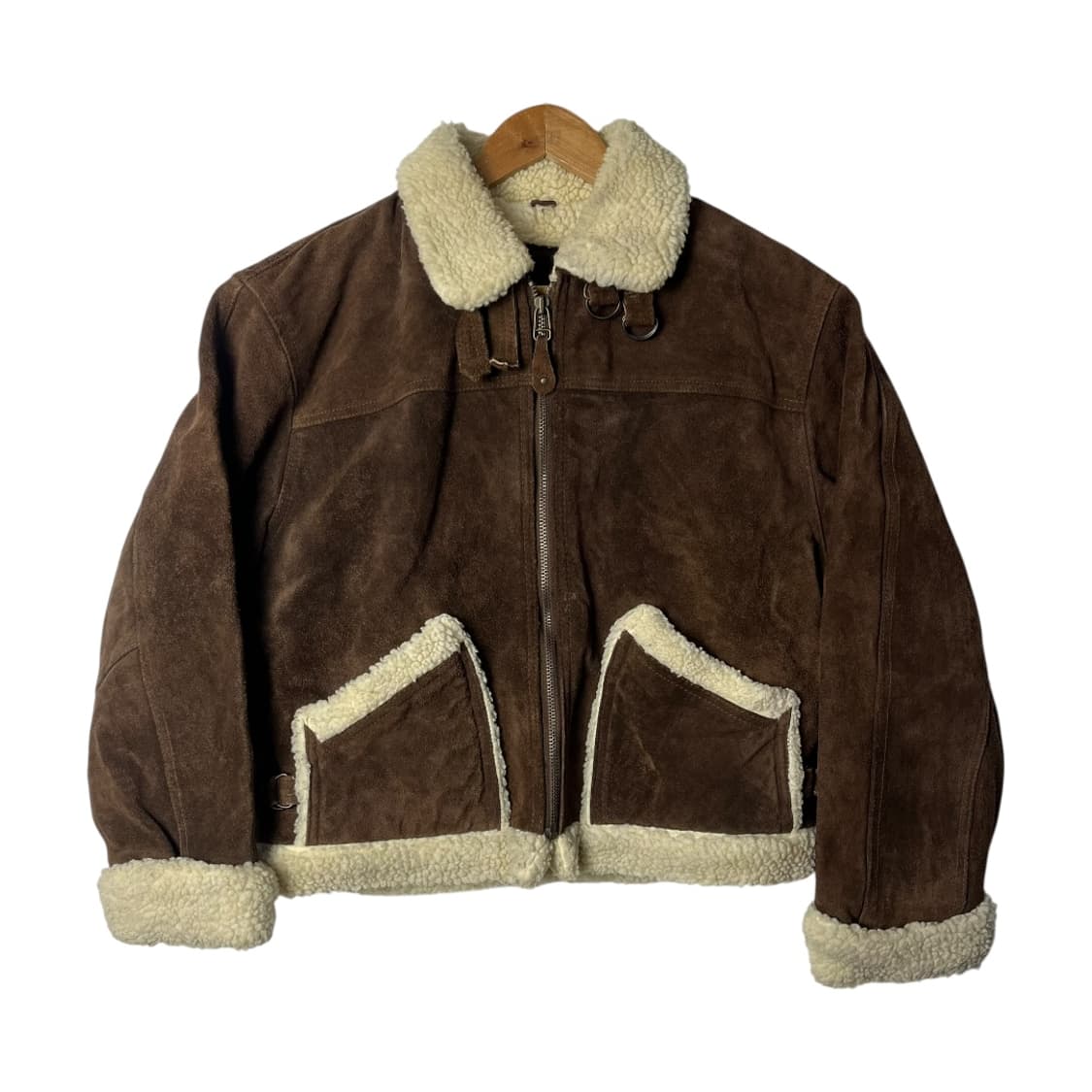 [JPN] 90's 재팬빈티지 B-3 카우레더 무스탕자켓 상품이미지1