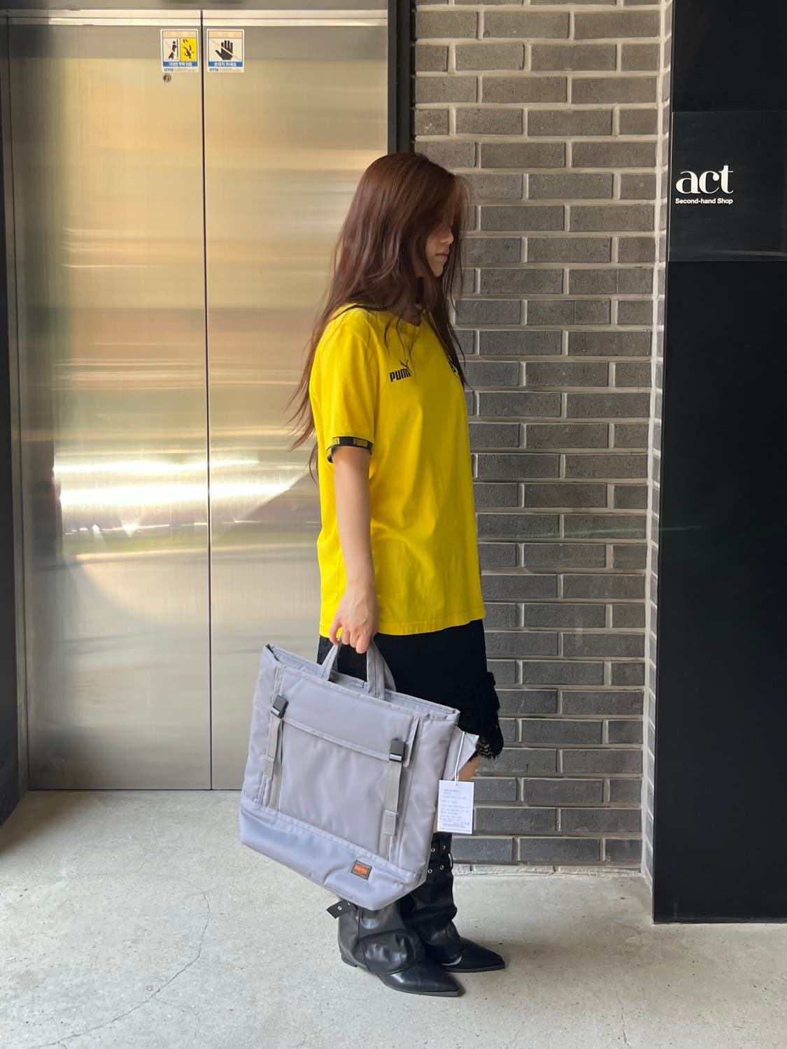 Porter 포터 3웨이 백 그레이 상품이미지5