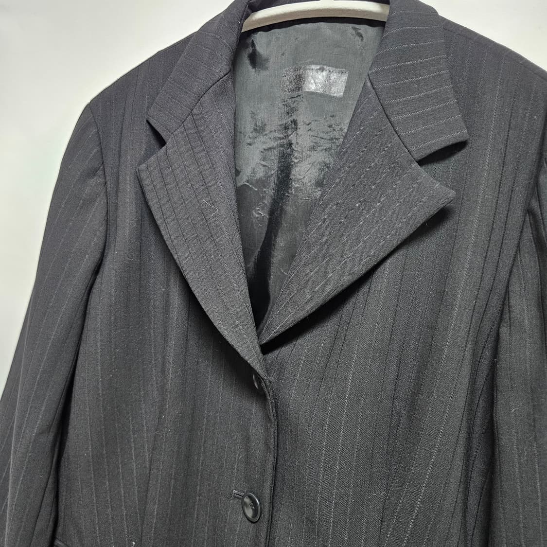 Japan Vintage 스트라이프 블레이저 자켓 L 상품이미지2