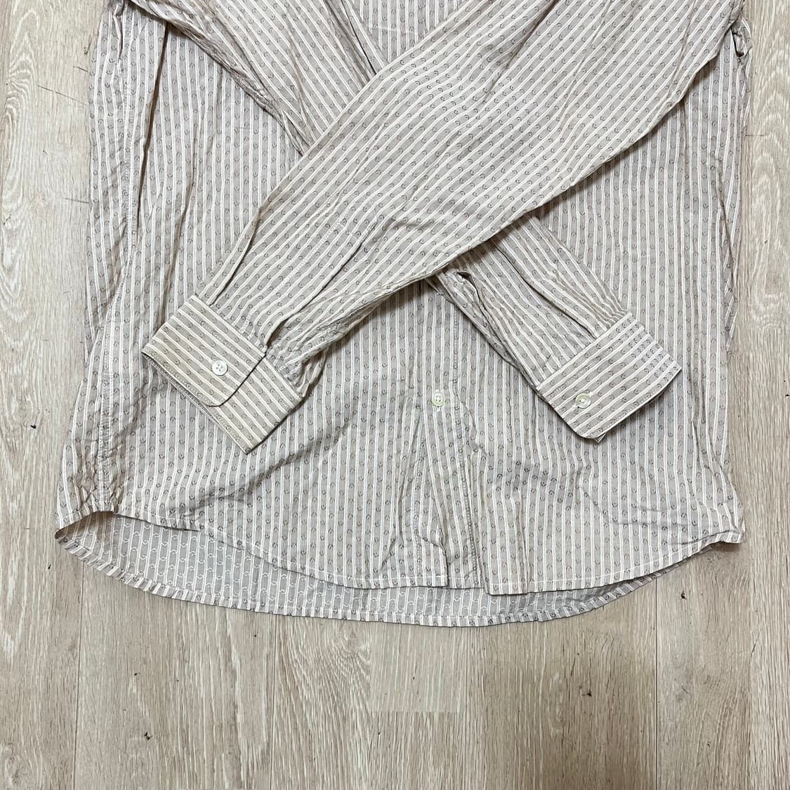 휴고보스 남성 패턴 싱글 포켓 드레스 셔츠 L(100) 상품이미지5