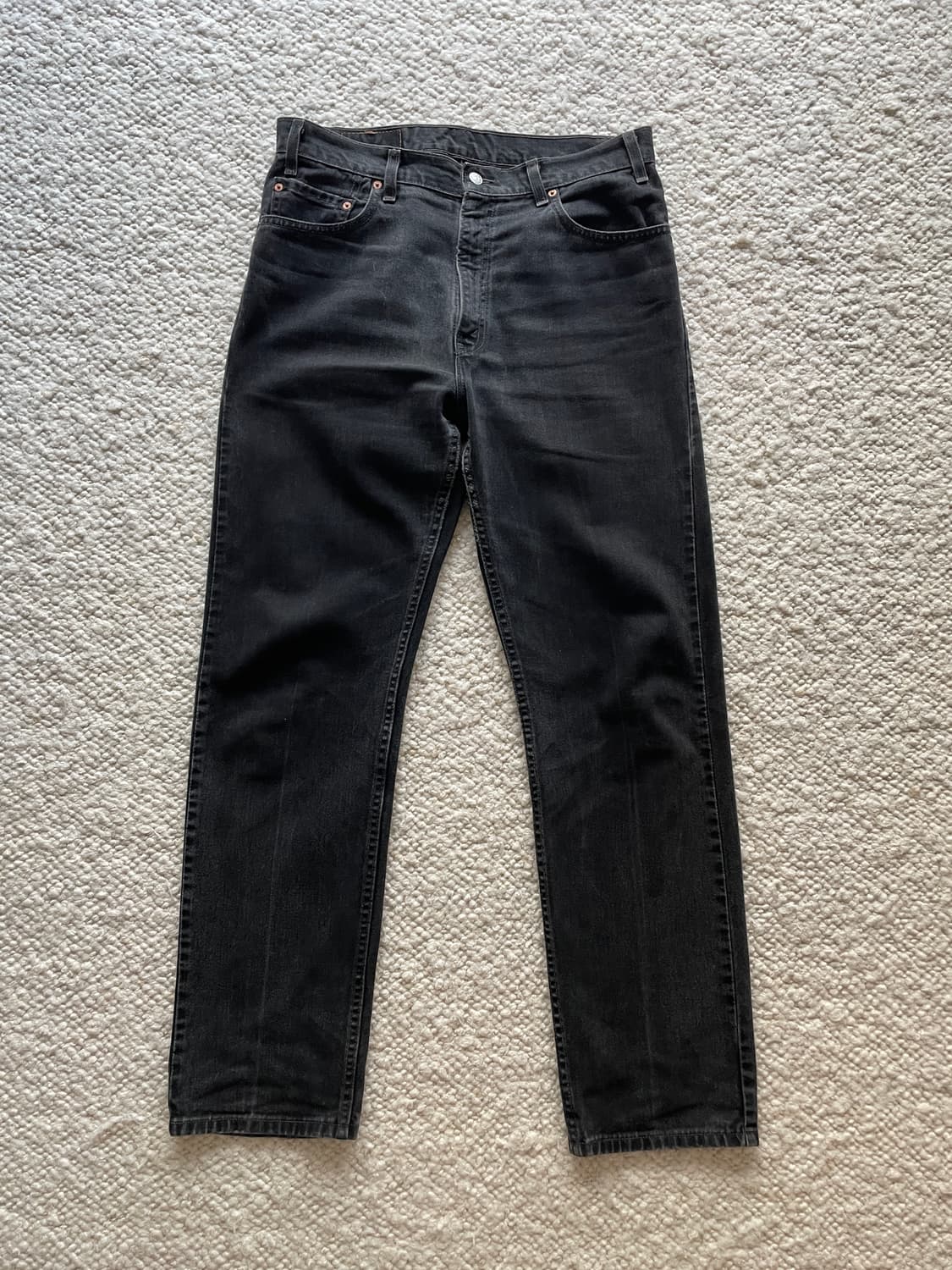 90s USA 리바이스 505 블랙 빈티지 데님 36 상품이미지2