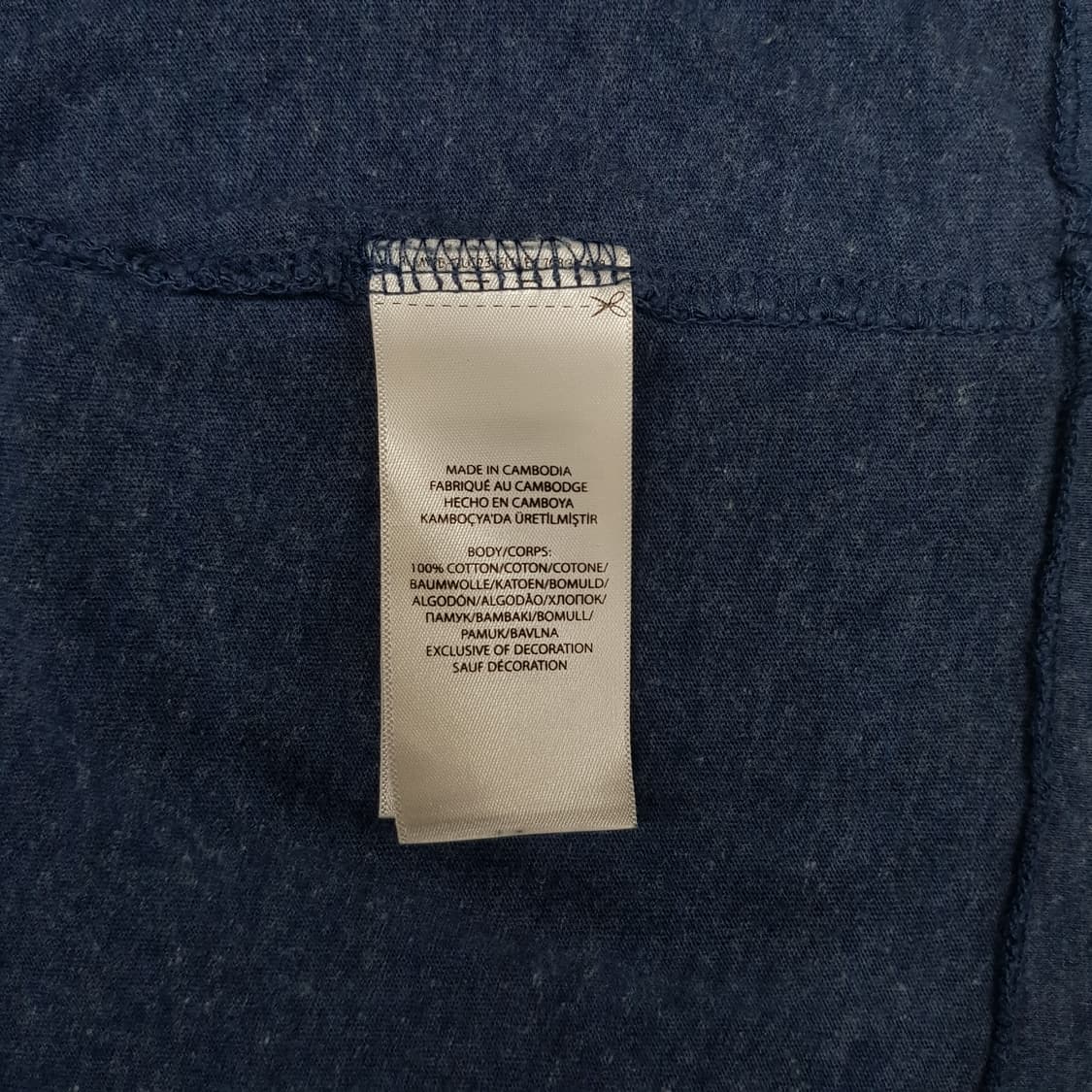 폴로 랄프로렌 브이넥 반팔 티셔츠 L 상품이미지4