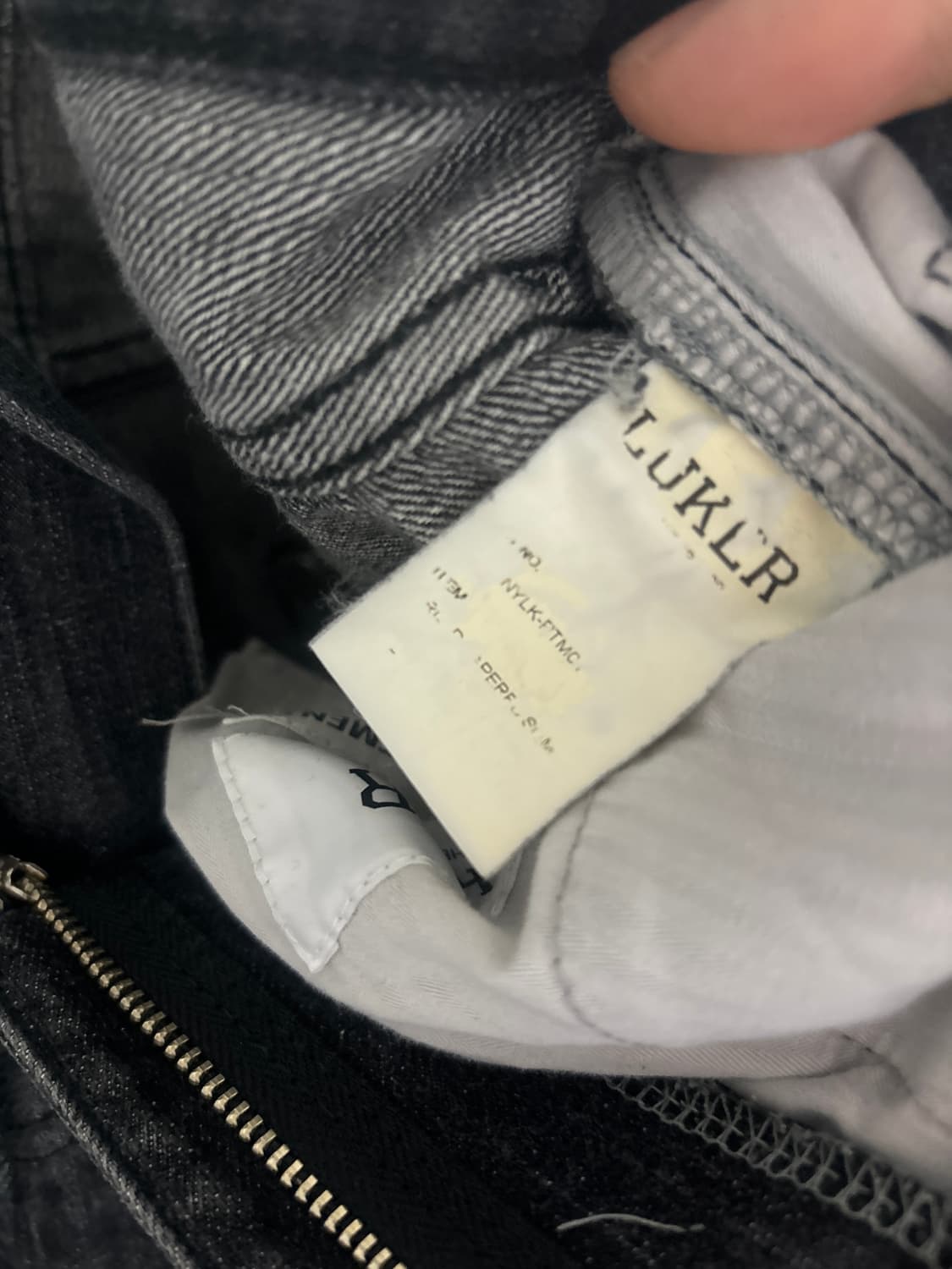 네이버후드x루커 흑청 데님32 상품이미지7