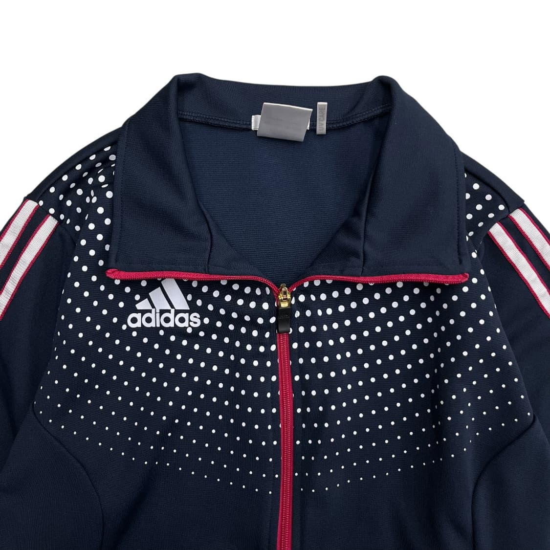 재팬 아디다스 화이트라인 도트 네이비 트랙탑 상품이미지4