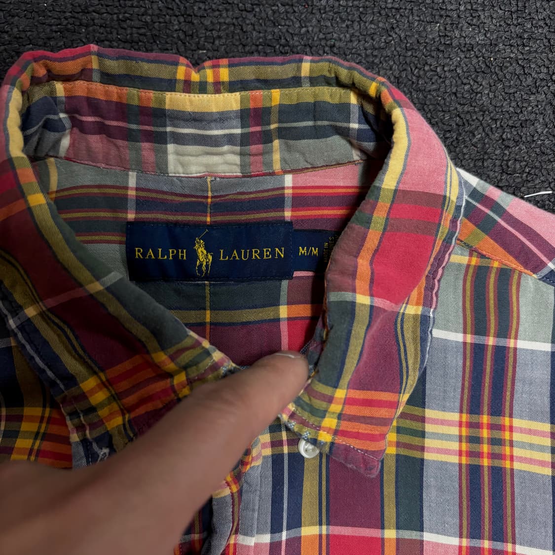 폴로 신형 체크 셔츠 M 상품이미지5