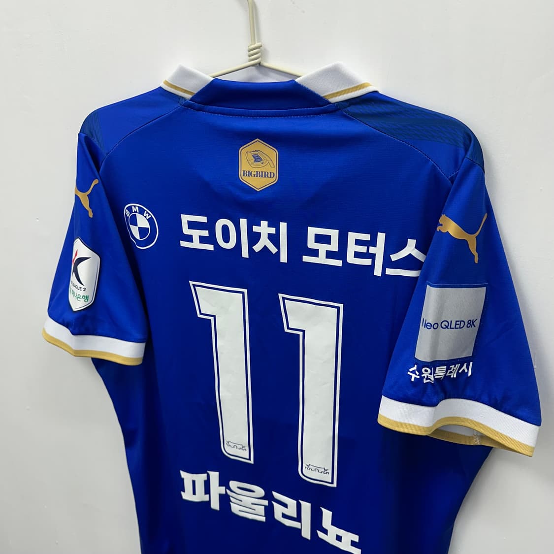 푸마 수원삼성 2024시즌 파울리뇨 풀마킹 유니폼 XL 상품이미지2