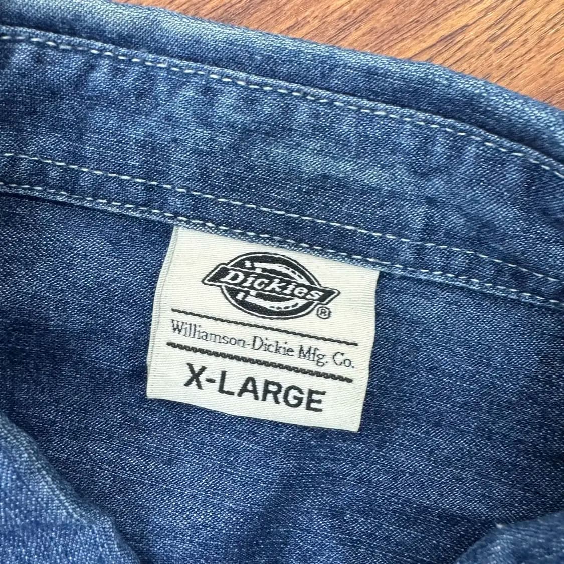 XL 디키즈 데님 워크 남방 셔츠  상품이미지5