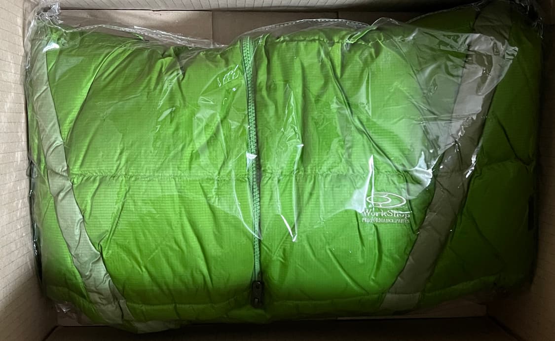 [새상품] 트래블 토널 다운 숏 패딩 자켓 옐로우 그린 M 상품이미지7