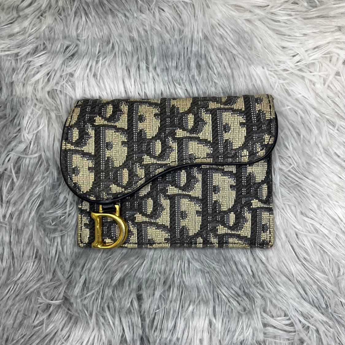 [A급/정품] 디올 오블리크 새들 자카드 카드지갑 상품이미지1