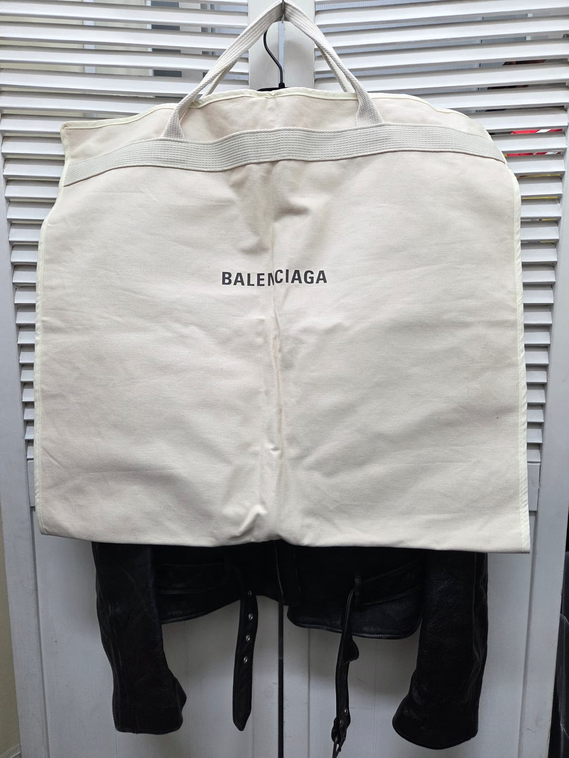 발렌시아가 더블 라이더 가죽 자켓 상품이미지9