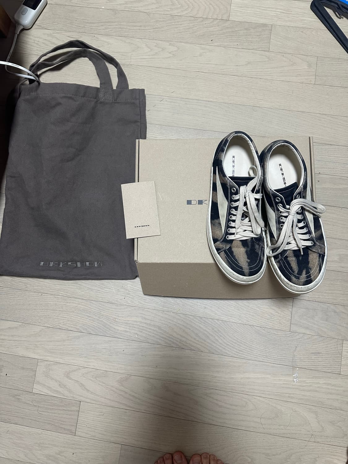 릭오웬스 반스 41.5 상품이미지6