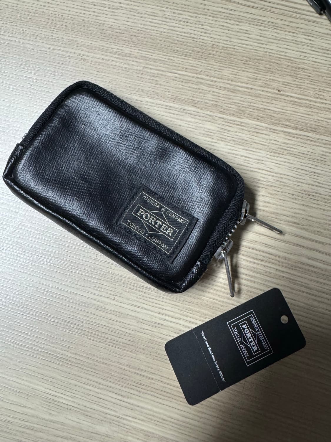 요시다포터 프리스타일 멀티코인 케이스 블랙 동전지갑 상품이미지1